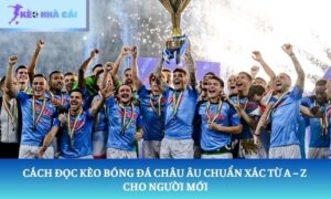 Cách đọc kèo bóng đá châu Âu