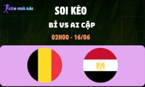 Bỉ vs Ai Cập